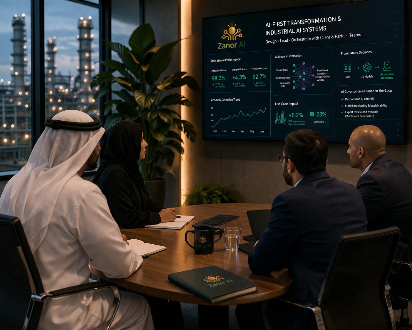 Zanor AI — about the firm, leadership, and GCC, Abu Dhabi, Malaysia, and UK practice