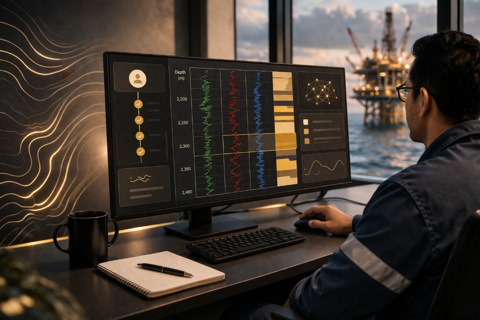 AI-driven petrophysics workflow across wells and fields
